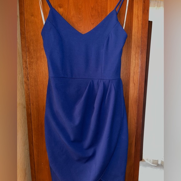 Lulus Blue Hoco/Winter Formal Dress - Picture 3 of 6